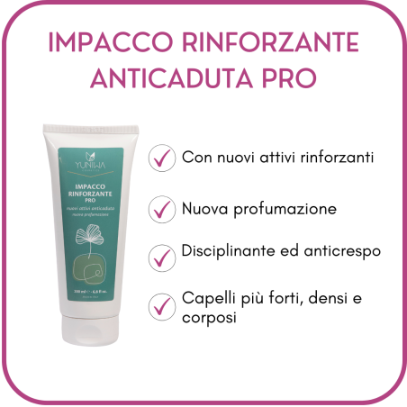 Yuniwa Cosmetics  Impacco Rinforzante Anticaduta PRO - 200 ml  Styling