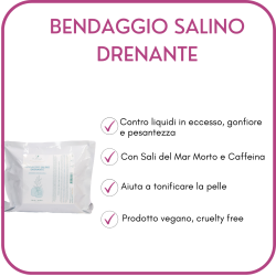Yuniwa Cosmetics  Bendaggio Salino Drenante  Anticellulite Bio