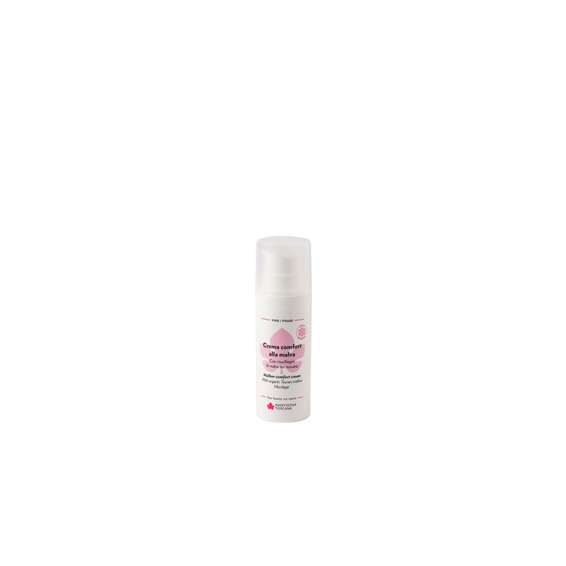Biofficina Toscana  Crema viso comfort alla malva  Crema viso