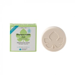Solid shampoo for curly hair