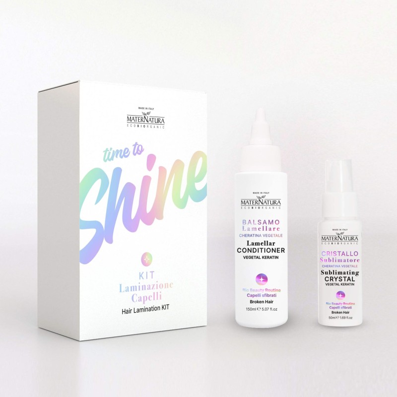 Maternatura  Kit Laminazione per Capelli Sfibrati  Lozioni per capelli e oli