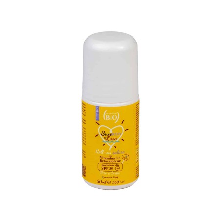 Parentesi Bio  Roll-on Solare Viso SPF 30 – Sun Body to Love  Protezione Solare bio