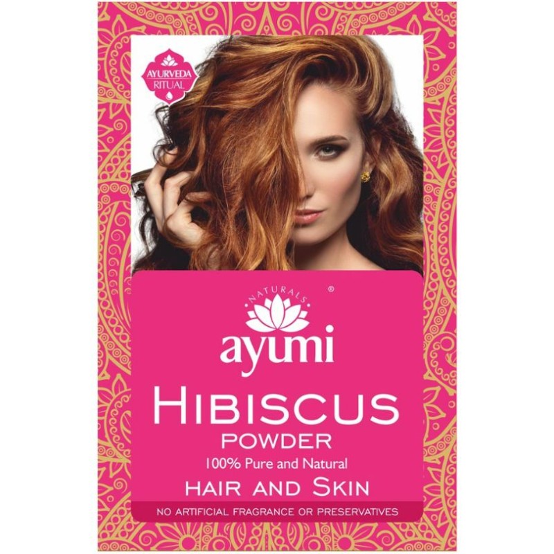 Ayumi  Polvere di Ibisco  Erbe Ayurvediche