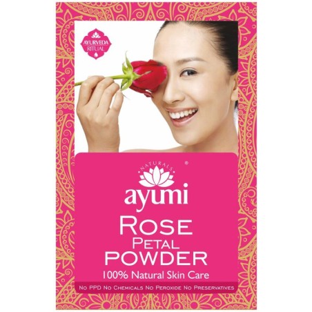 Ayumi  Polvere di Rosa Centifolia  Erbe Ayurvediche