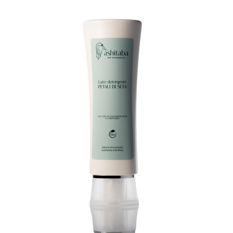 Ashitaba  Latte Detergente - Petali di Seta  Detergente viso