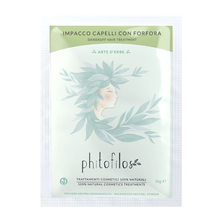 Phitofilos  Impacco Purificante Capelli con Forfora  Erbe Ayurvediche