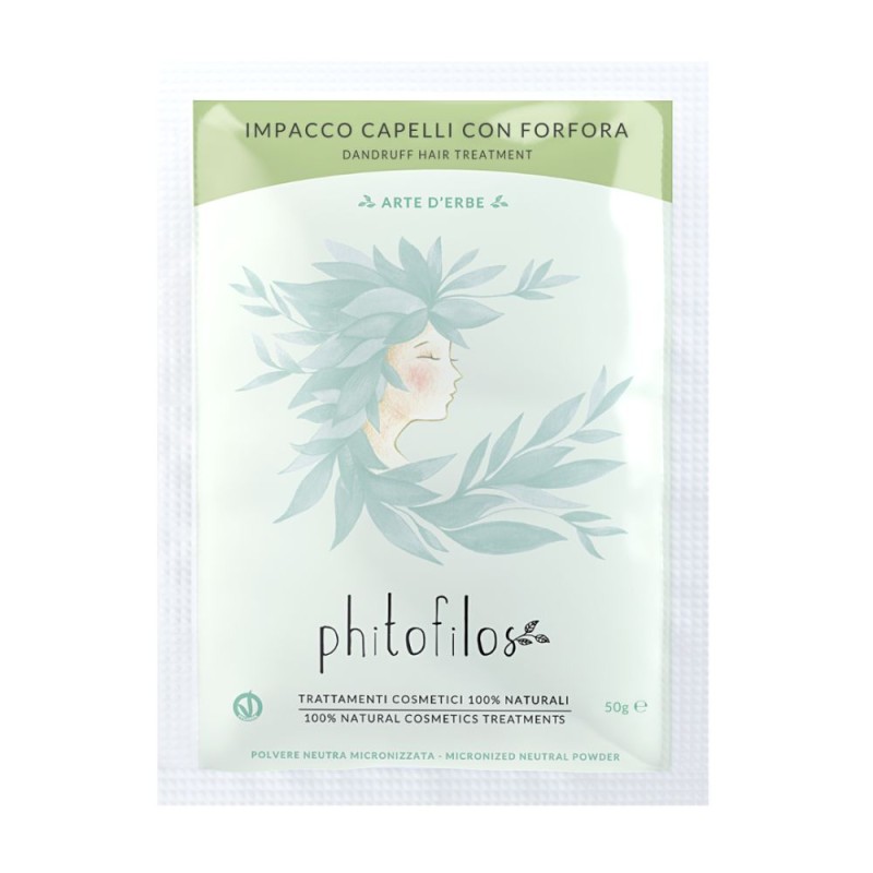 Phitofilos  Impacco Purificante Capelli con Forfora  Erbe Ayurvediche