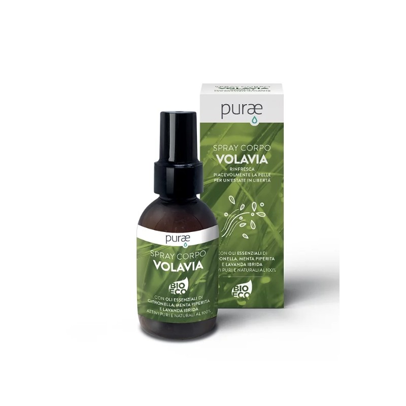 Purae  Spray Anti Zanzare per il Corpo  Spray Antizanzare Bio