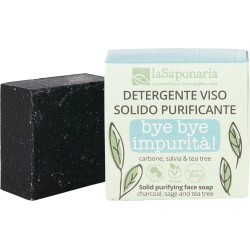 La Saponaria  Bye Bye Impurità Detergente Viso Solido Purificante  Detergente viso