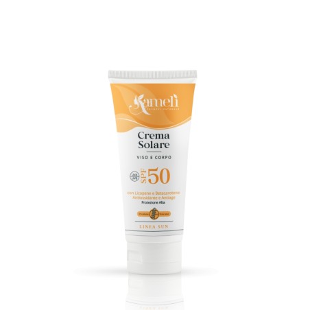 Kamelì  Crema Viso & Corpo Antiossidante SPF 50  Protezione Solare bio