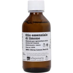 La Saponaria  Olio essenziale di Limone 100 ml  Oli Essenziali