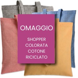 OMAGGIO Shopper in Tela Colorata - Stampa Assortita  Home