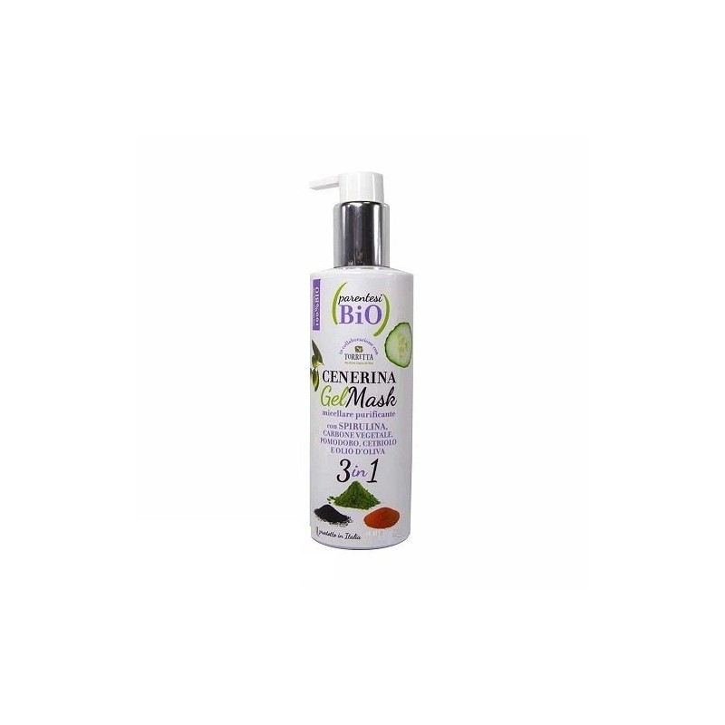 Parentesi Bio  Cenerina Gel Mask Micellare Purificante  Detergente viso
