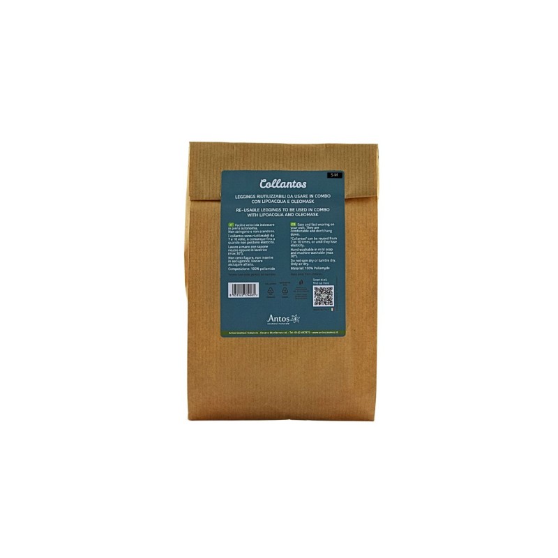 Antos Cosmetici  Collantos - Leggins per Impacchi - S/M  Antismagliature Bio