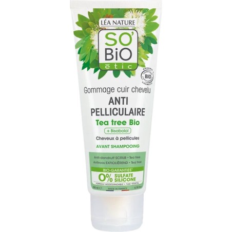 SO’BiO étic  Gommage Purificante al Tea Tree e Bisabololo  Scrub e lavaggi alternativi