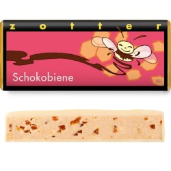 Zotter  Cioccolato Bianco con Croccantino al Miele  Cioccolato
