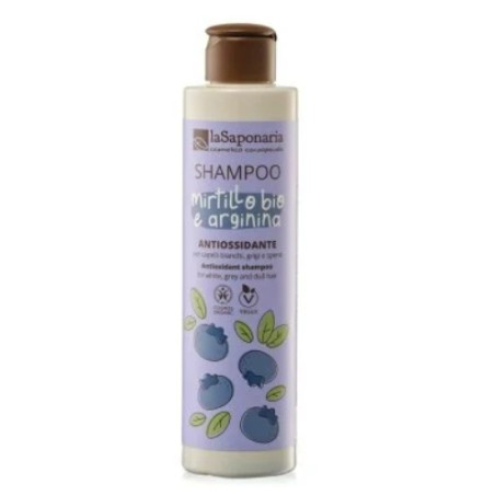 La Saponaria  Shampoo Antiossidante per Capelli Bianchi e Spenti  Shampoo