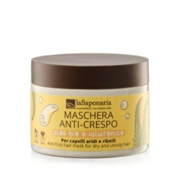 La Saponaria  Maschera Anticrespo Aloe Bio e Ialuronico  Maschere