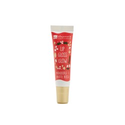 La Saponaria  Lip Gloss Glow - Mandorle & Frutti Rossi  Idee Regalo