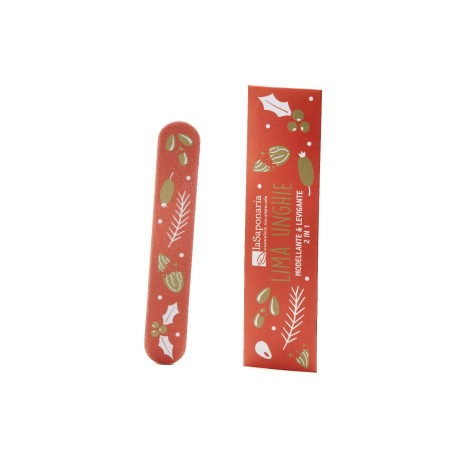 La Saponaria  Lima Unghie - Rossa  Idee Regalo