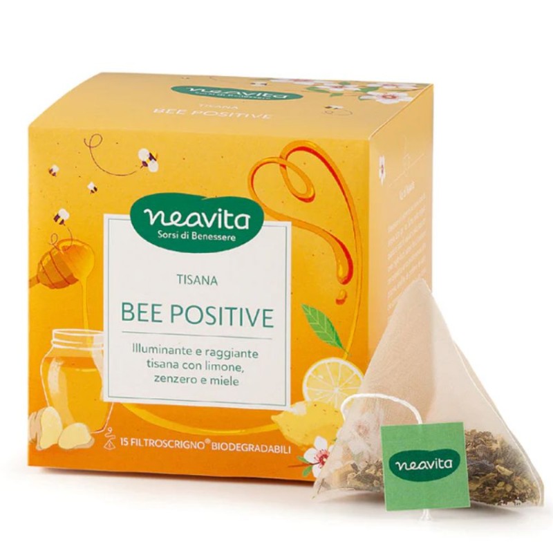 Neavita  Tisana Bee Positive - Miele, Zenzero, Limone  Tè e Tisane