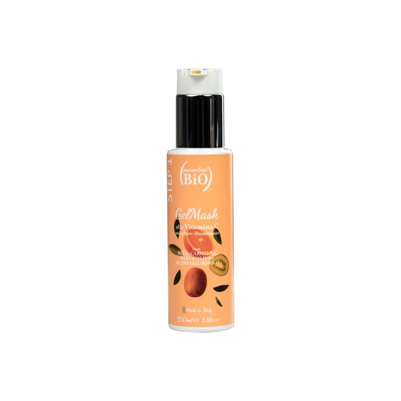Parentesi Bio  Gel Mask Micellare Illuminante alla Vitamina C  Detergente viso