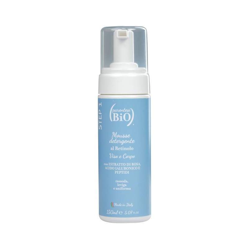 Parentesi Bio  Mousse Detergente al Retinolo  Detergente viso