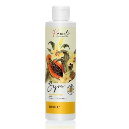 Kamelì  Bijou - Gel Doccia Vaniglia e Papaya  Bagnoschiuma Bio