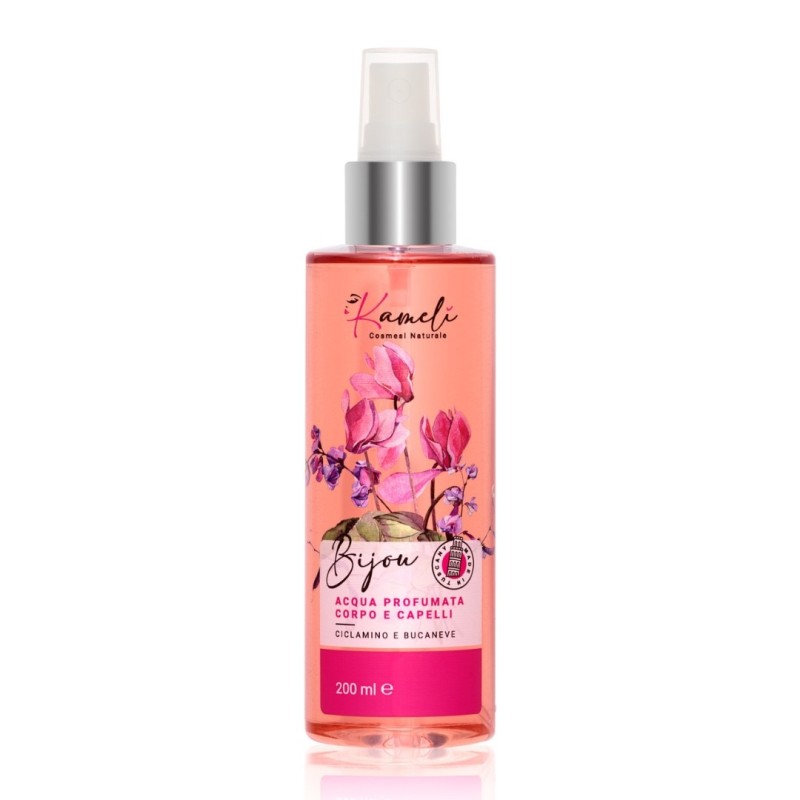 Kamelì  Bijou - Acqua Profumata Corpo e Capelli Ciclamino e Bucaneve  Profumi