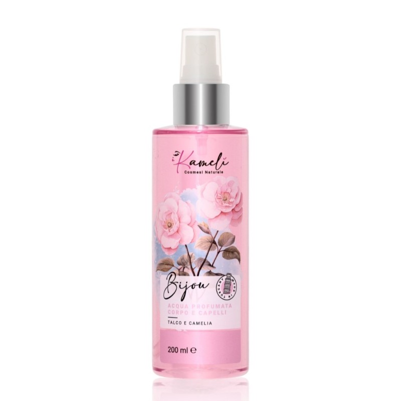 Kamelì  Bijou - Acqua Profumata Corpo e Capelli Talco e Camelia  Profumi