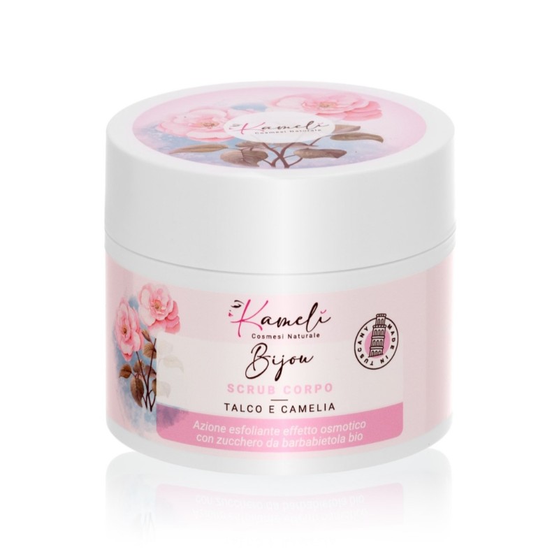 Kamelì  Scrub Corpo Talco e Camelia  Scrub Corpo