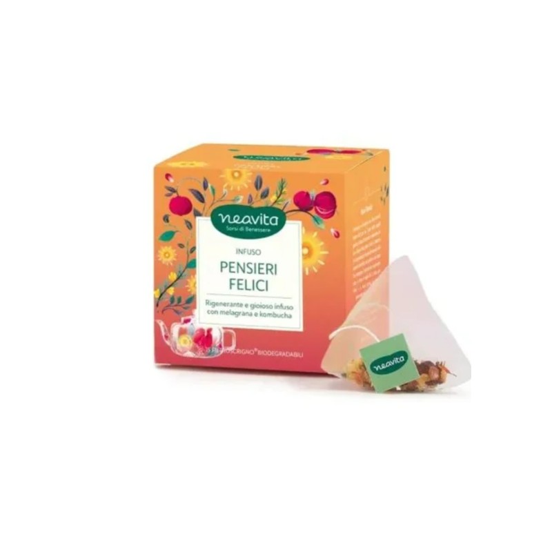 Neavita  Tisana Pensieri Felici - Melagrana e Kombucha  Tè e Tisane