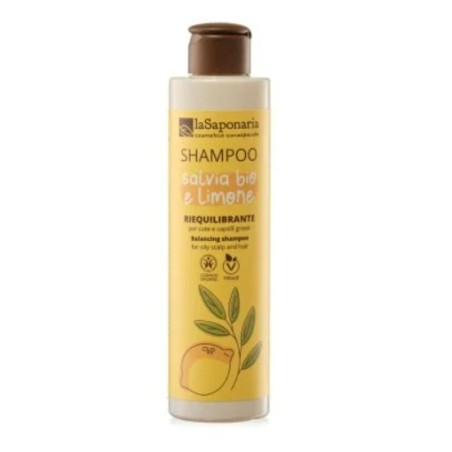 La Saponaria  Shampoo Salvia Limone  Shampoo bio capelli grassi