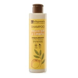 La Saponaria  Shampoo Salvia Limone  Shampoo bio capelli grassi