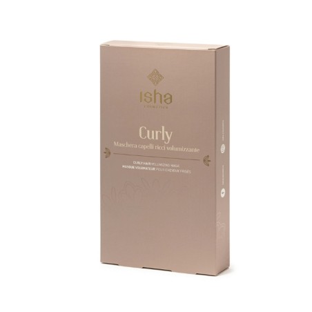 Isha  Curly – Maschera capelli ricci volumizzante  Erbe trattanti in polvere