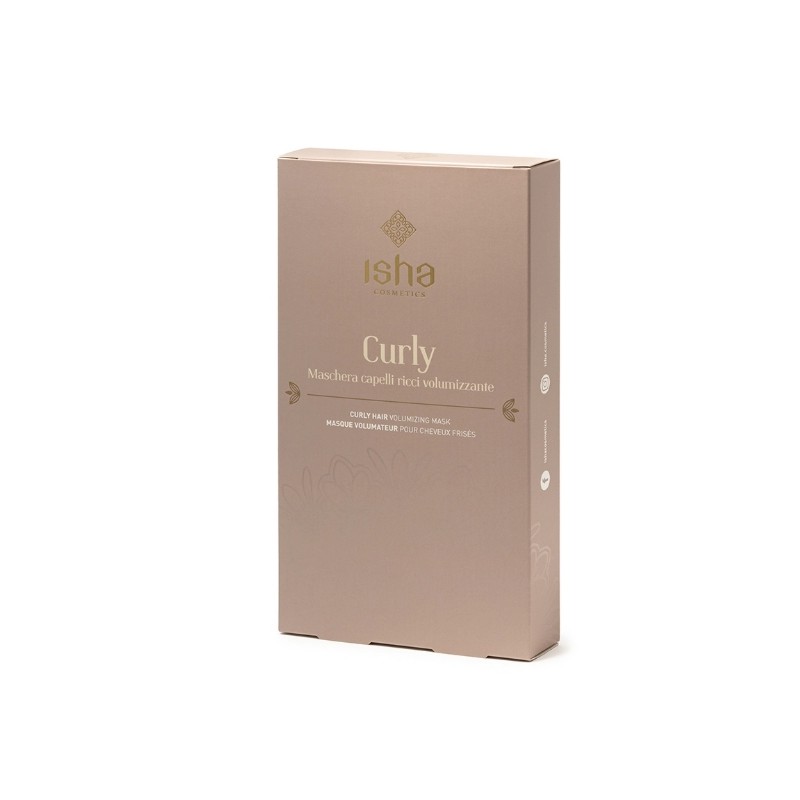 Isha  Curly – Maschera capelli ricci volumizzante  Erbe trattanti in polvere