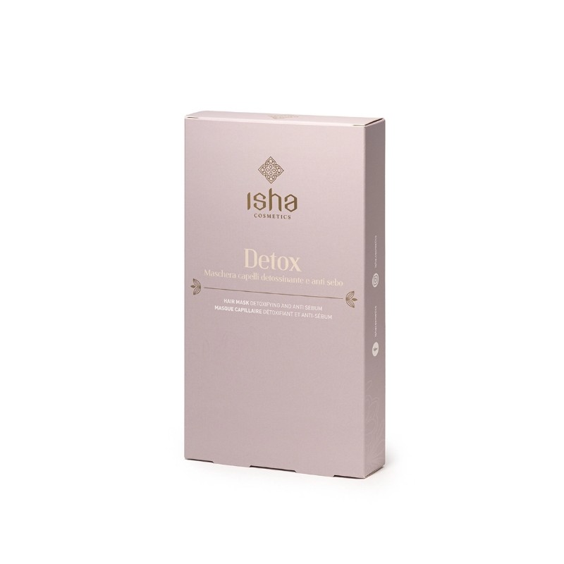 Isha  Detox – Maschera capelli detossinante e anti sebo  Erbe trattanti in polvere