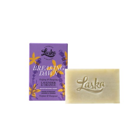 laska by nature  Sapone Idratante – Lavanda e Arancia  Cosmetici solidi per il corpo