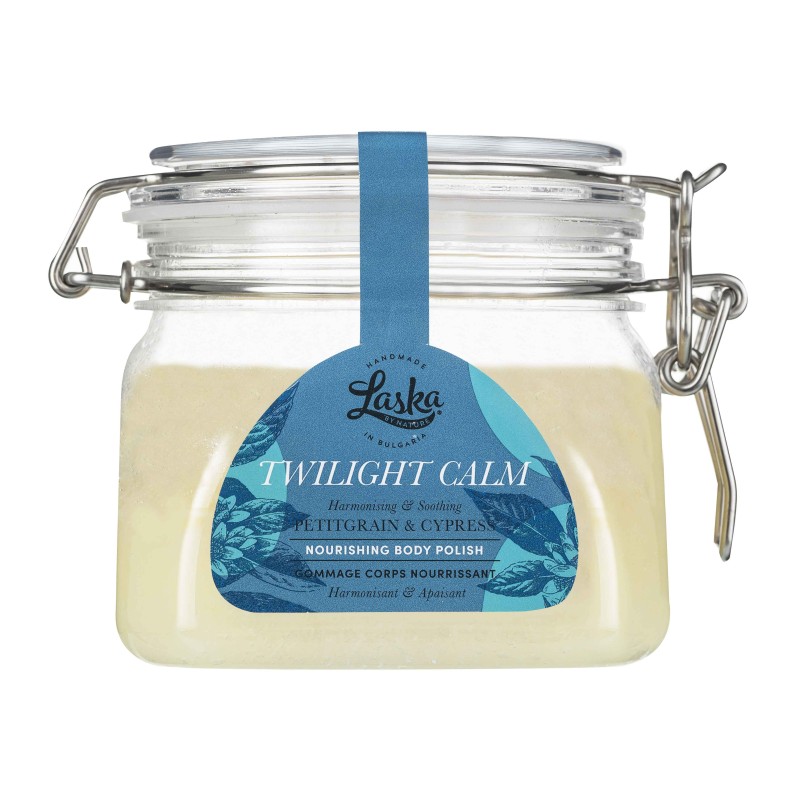 laska by nature  Esfoliante Corpo Levigante e Nutriente – Petit Grain & Cipresso  Scrub Corpo