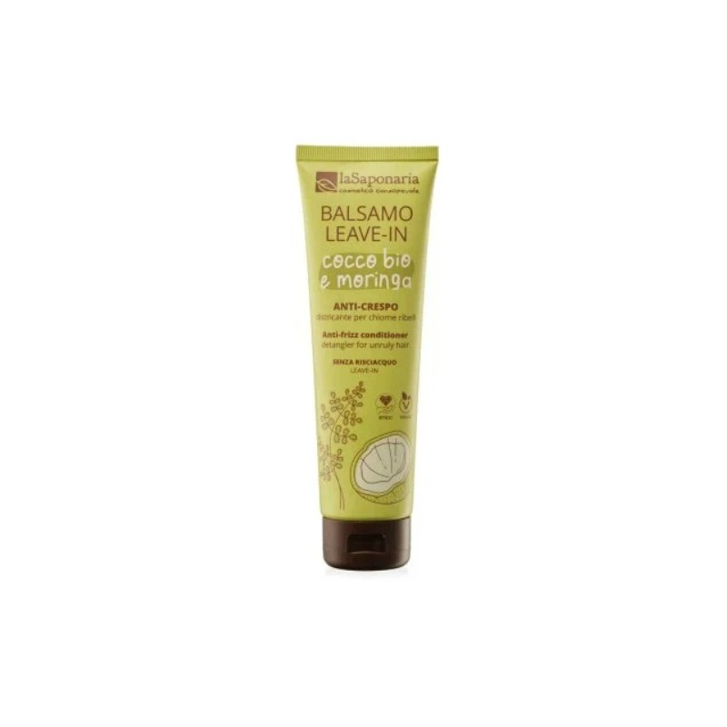 La Saponaria  Balsamo Vegan Leave-In Moringa e Lino  Styling