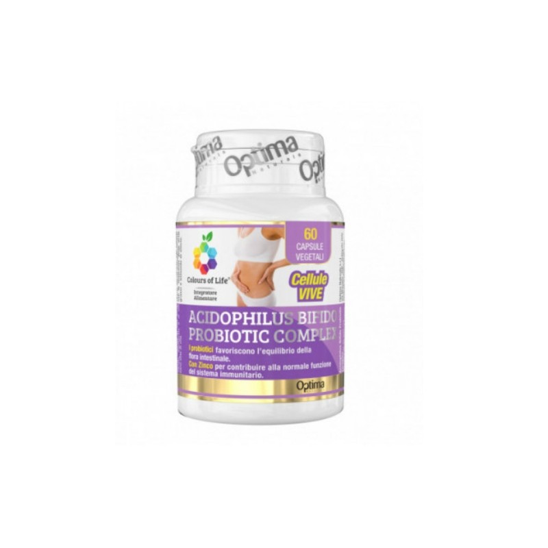 Optima Naturals  Integratore Alimentare di Probiotici e Prebiotici  Integratori Alimentari