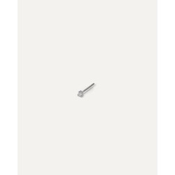 Single Earring - Sara Silver