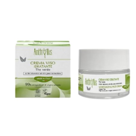 Anthyllis  Crema Viso Idratante al Tè Verde  Crema viso