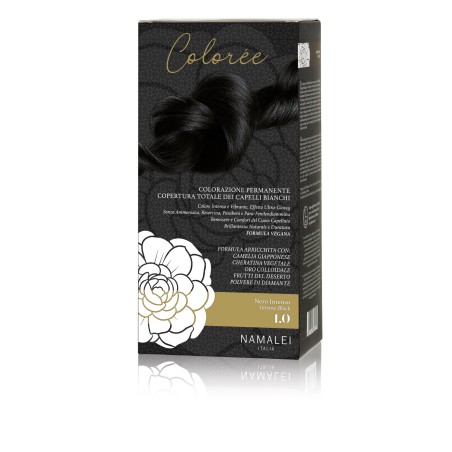 Namalei  Crema Colorante Capelli - 1.0 Intense Black  Tinte per capelli