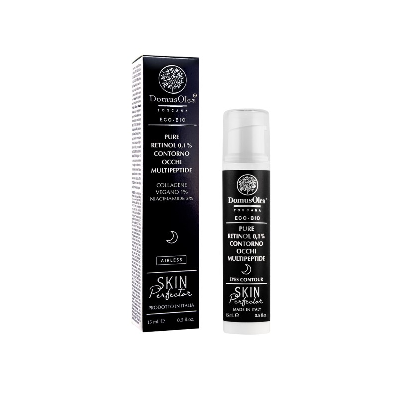 Domus Olea Toscana  Pure Retinol 0,1% Contorno Occhi Multipeptide  Contorno occhi
