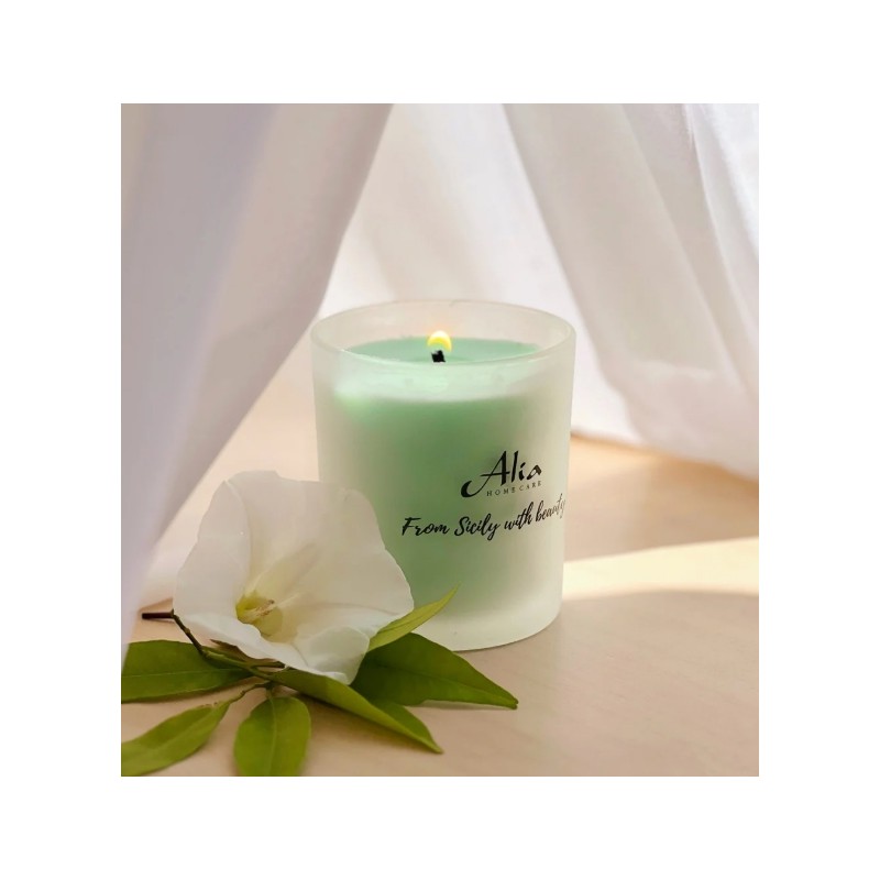 Alia Skin Care  Candela Naturale al Gelsomino Notturno  Profumatori per Ambiente