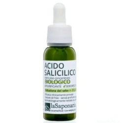 La Saponaria  Acido Salicilico - Attivo Puro Purificante e Seboregolatore  Sieri Viso