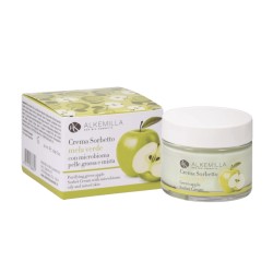 Crema sorbetto alla mela verde – Idratante e purificante per pelli impure