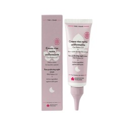 Crema viso notte uniformante contro le macchie cutanee con Rubiox® 2.0 +