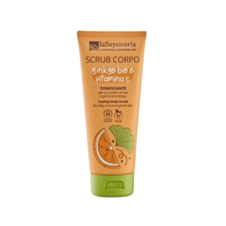La Saponaria Scrub corpo tonificante – Ginkgo bio e Vitamina C gommage